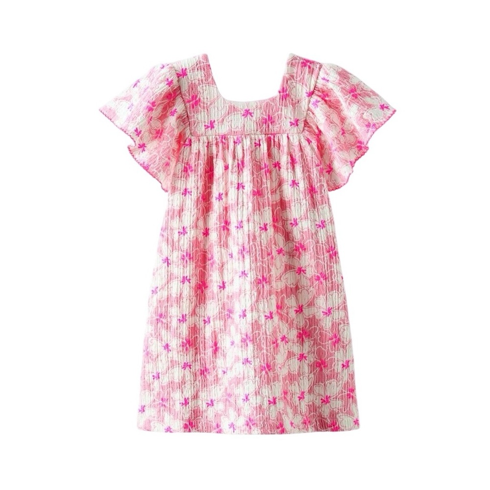 Zara kids size 5Y floral pink and white dress